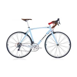Carraro Miglia Kumpas Fren Claris 16 Vites 28 Jant Yol Yarış Bisikleti Açık Mavi Beyaz 52 Kadro