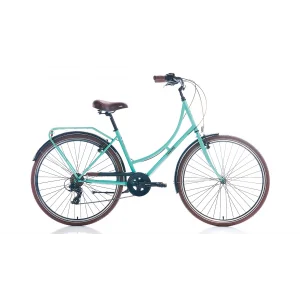 Carraro Modena V Fren 7 Vites 28 Jant Şehir Bisikleti Açık Yeşil Kahve 46 Kadro