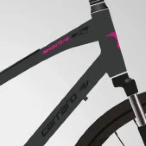 Carraro Sportive 226 HD Disk Fren 24 Vites 28 Jant Şehir Bisikleti Antrasit Siyah 46 Kadro