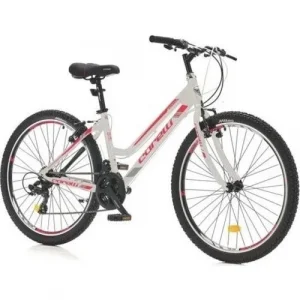 Corelli Banner 26 V Fren 21 Vites 26 Jant Şehir Bisikleti Beyaz Kırmızı