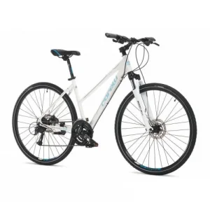 Corelli Like 2.0 HD Fren Altus 24 Vites 28 Jant Bayan Şehir Tur Bisikleti Beyaz Mavi 18 Kadro