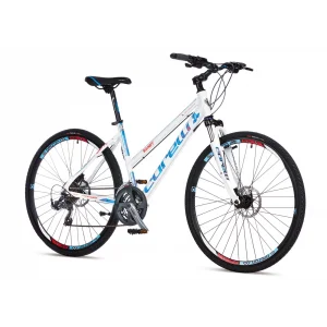 Corelli Sandy 7.0 HD Disk Fren Altus 21 Vites 28 Jant Şehir Bisikleti Beyaz Kırmızı 18 Kadro