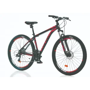 Corelli Snoop 4.1 MD Fren 24 Vites 27,5 Jant Dağ Bisikleti Siyah Neon Kırmızı 18 Kadro