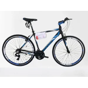 Corelli Trivor 1.0 V Fren 21 Vites 28 Jant Şehir Bisikleti Koyu Gri Mavi Beyaz 18 Kadro