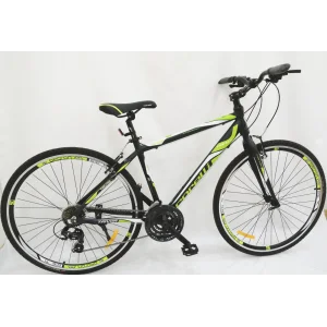 Corelli Trivor 1.0 V Fren 21 Vites 28 Jant Şehir Bisikleti Koyu Gri Yeşil Beyaz 18 Kadro