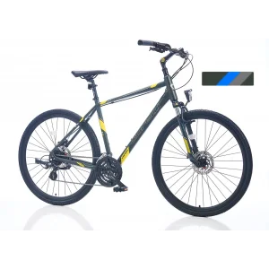 Corelli Ultar 2.0 HD Fren Altus 24 Vites 28 Jant Şehir Tur Bisikleti Siyah Mavi 53 Kadro