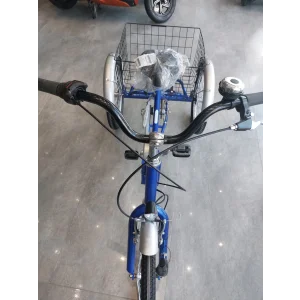 FSC BBF Cargo Nexus 3 Vites Ön V-Arka Kontra Fren Ön 24-Arka 20 Jant Katlanır Kargo Bisikleti Mavi