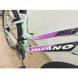 Salcano Excel Lady 26 Jant V-Fren Mint Yeşili Pembe Dağ Bisikleti