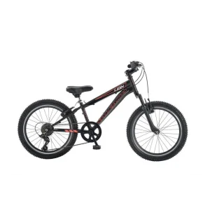 Salcano Lion 20 V Fren 6 Vites 20 Jant Çocuk Bisikleti Siyah Kırmızı