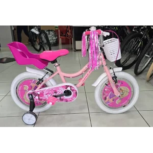 Salcano Muki 16 Jant Kız Çocuk Bisikleti Pudra Pembe Pembe