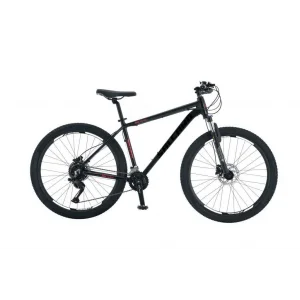 Salcano NG Team 100 27,5 1x9 HD Fren Cues 9 Vites 27,5 Jant Dağ Bisikleti Siyah Kırmızı 18 Kadro