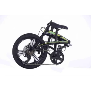 Salcano SLCN300 20 MD Disk Fren 6 Vites 20 Jant Katlanır Bisiklet Mat Siyah Sarı