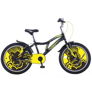 Salcano Badboy 20 Jant Çocuk Bisikleti Siyah Sarı