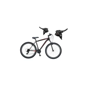 Salcano Lion 26 V Fren 21 Vites 26 Jant Dağ Bisikleti Siyah Kırmızı 18 Kadro