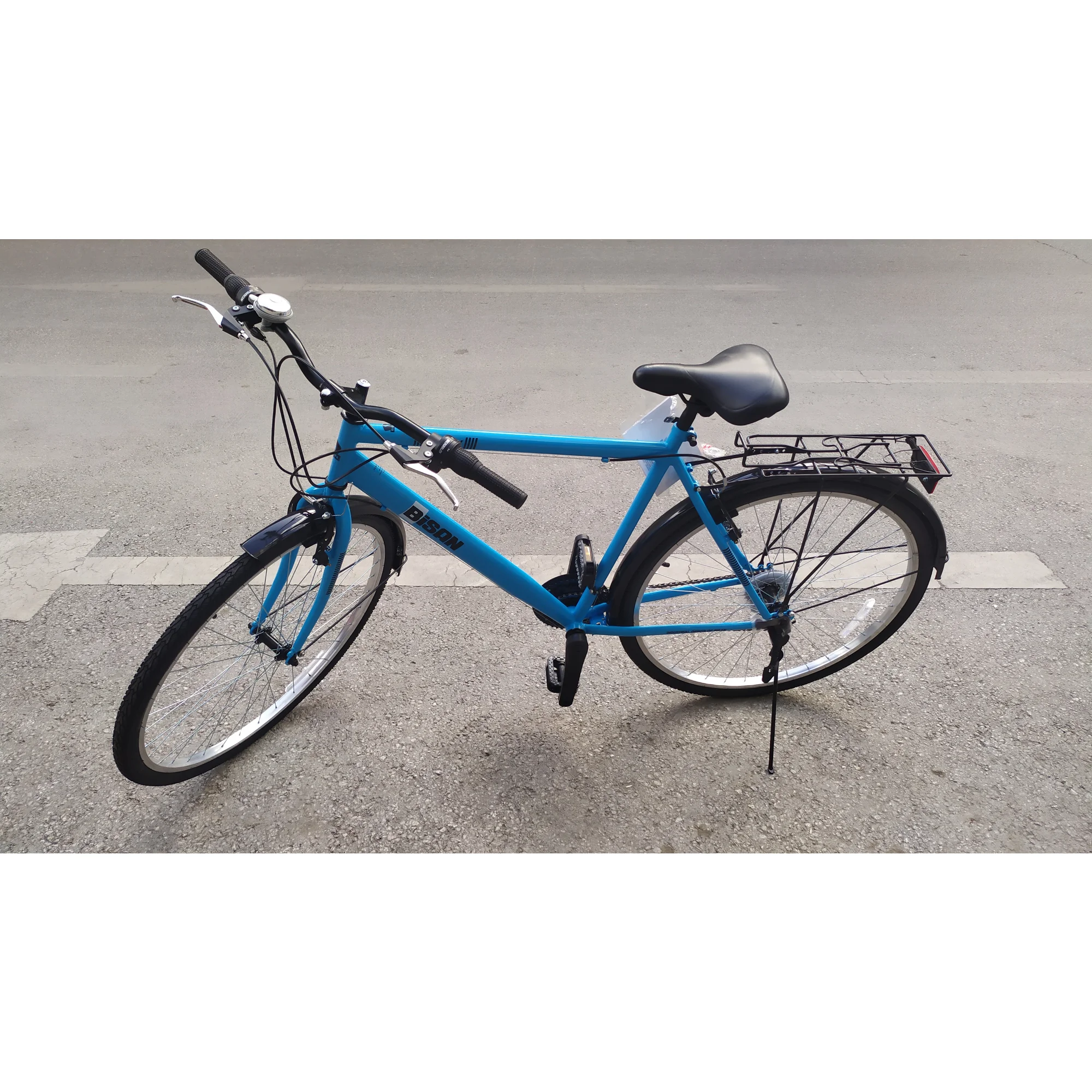 Bisan Hardy-S V Fren Shimano 21 Vites 28 Jant Şehir Bisikleti Mavi Siyah 56 Kadro