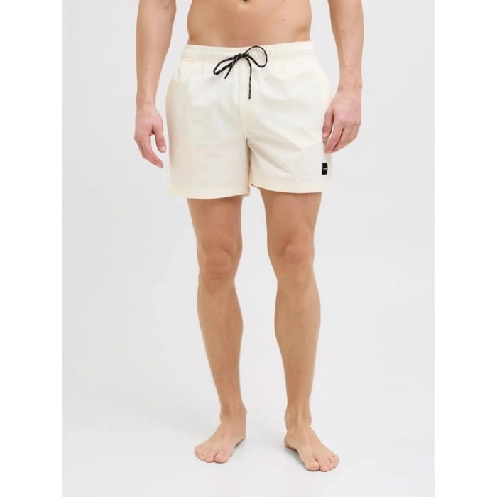 12272776 Hızlı Kuruyan Çift Cepli Erkek Deniz Short Krem
