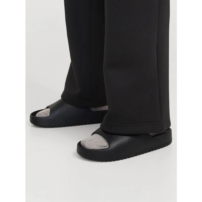 12274637 Kauçuk Erkek Plaj Terlik Siyah