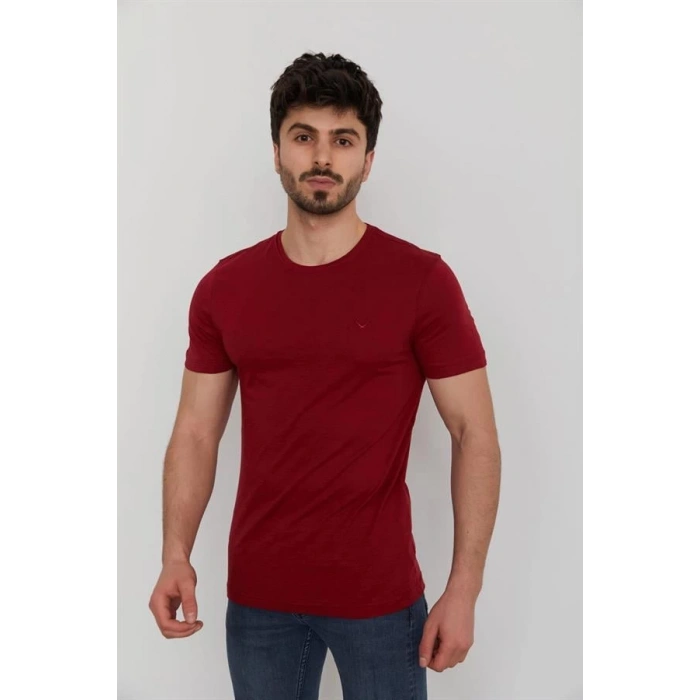 4602 Bisiklet Yaka Basic Erkek T-Shirt