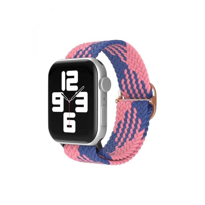 Apple Watch 38mm Star Kordon - Pembe-Mavi