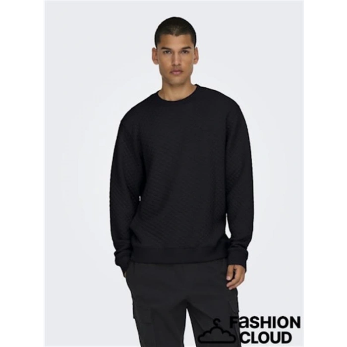 Baklava Desen 2 İplik Erkek Sweat