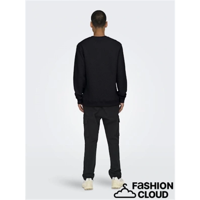 Baklava Desen 2 İplik Erkek Sweat