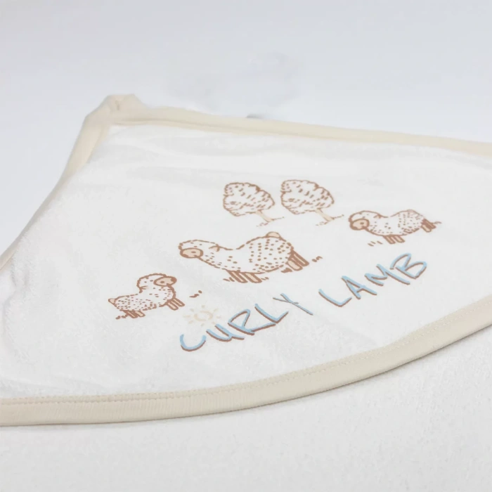 Bistyle Curly Lamb Tulum 15108 Bej Mavi Ekru