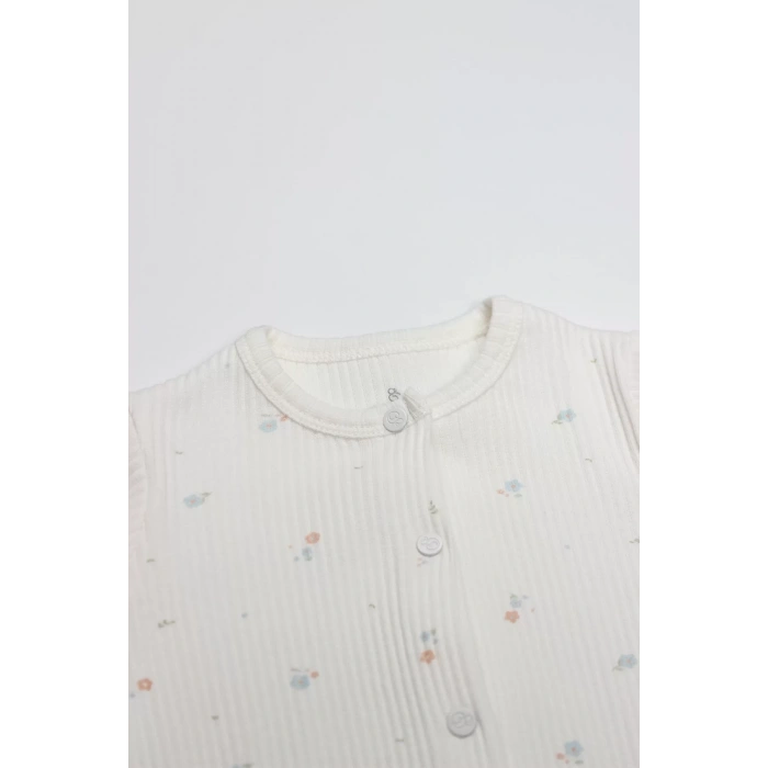 Bloom White Tulum 15113 Ekru Gül Kurusu