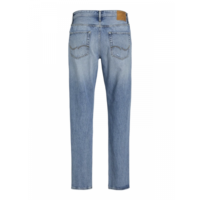 Boru Paça Yırtmaçlı %100 Pamuk Erkek Denim