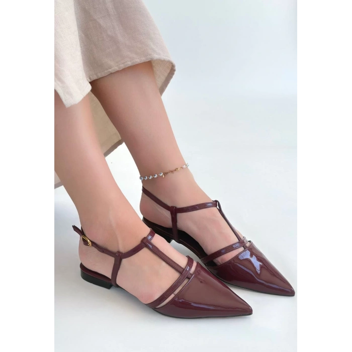 Canca Bordo Rugan Babet Ayakkabı