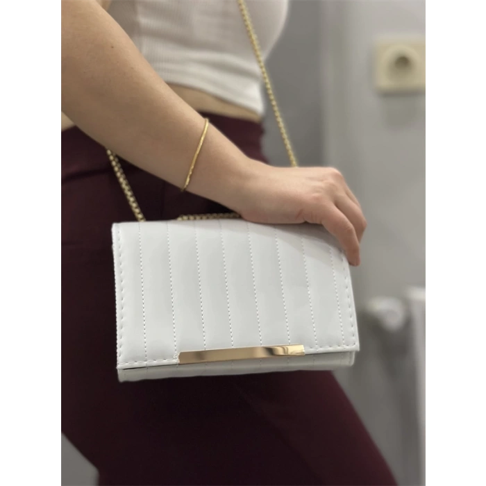 Cessi beyaz cilt çanta