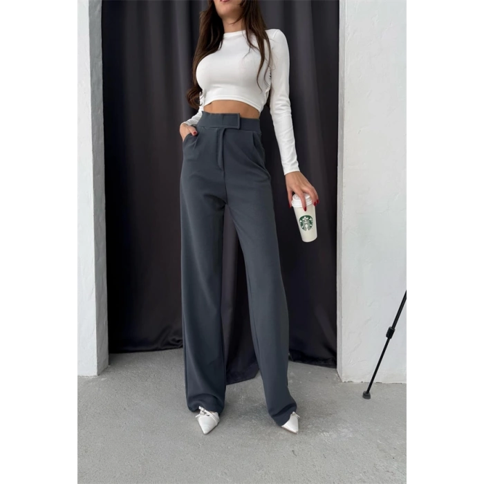 Cırtlı palazzo pantolon