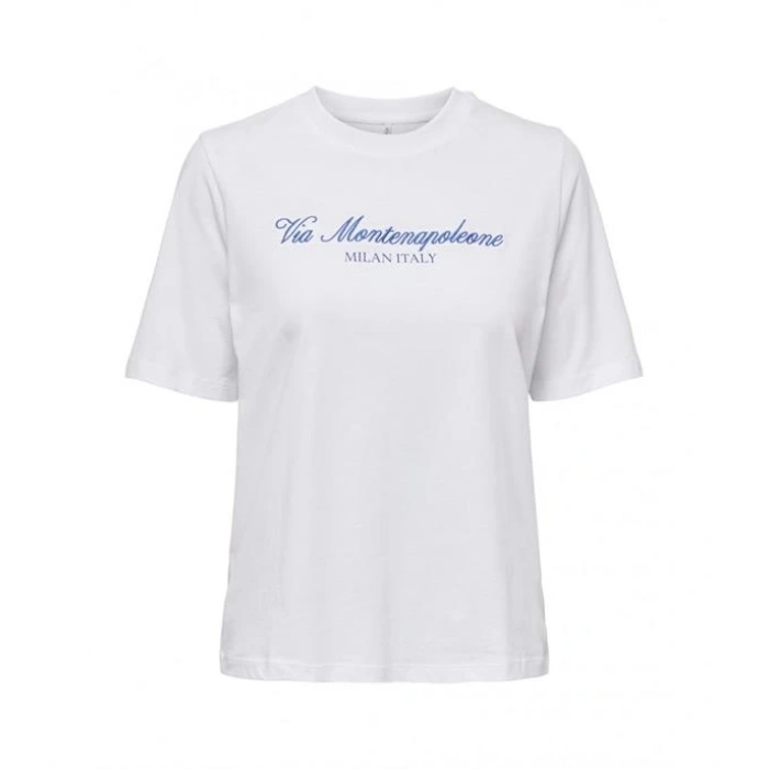 Comfort Fit Relax T-shirt  BEYAZ