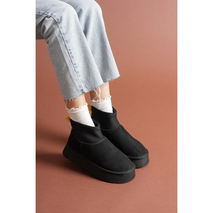 Cuen Siyah Süet Bot