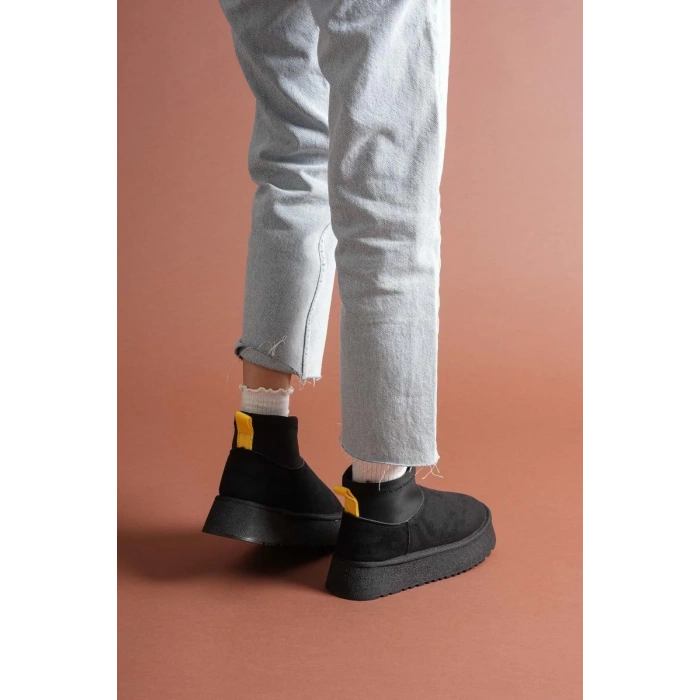 Cuen Siyah Süet Bot