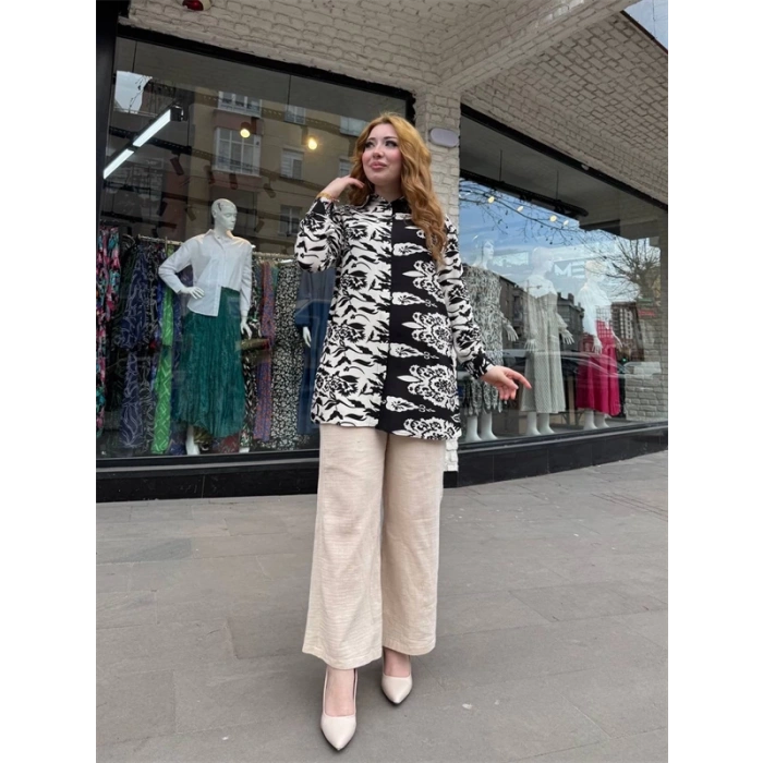 Desenli tunik gömlek