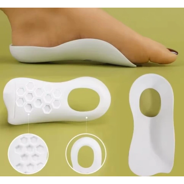 Esnek Düz Taban Düzeltici Topuk Yastığı