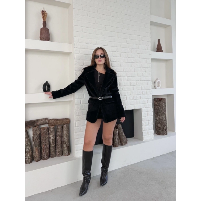 Fok ceket premıum kalite siyah st255860