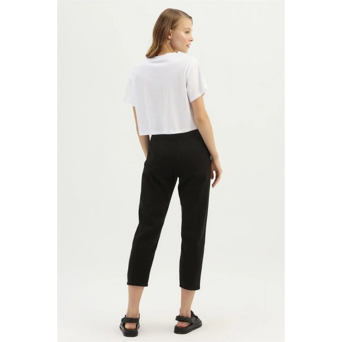 Gabardin Pantolon Beyaz