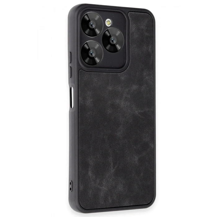 General Mobile Era 50 Kılıf Aras Deri Kapak - Siyah