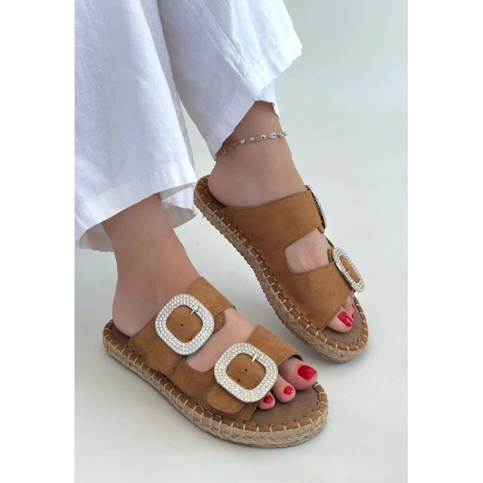 Hertas Vizon Nubuk Tokalı Terlik