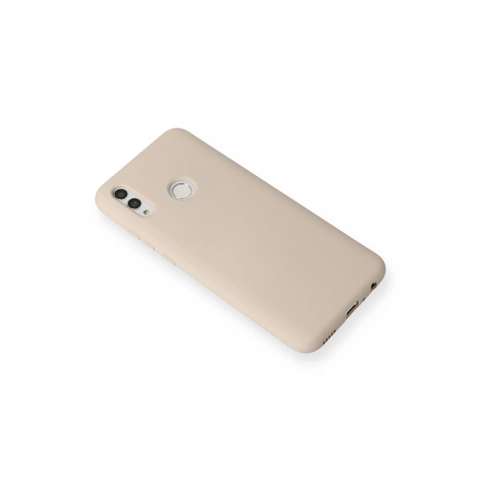 Huawei P Smart 2019 Kılıf Nano içi Kadife Silikon - Pudra