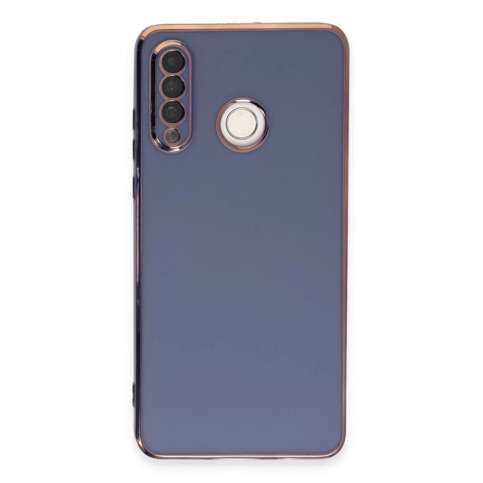 Huawei P30 Lite Kılıf Volet Silikon - Mavi