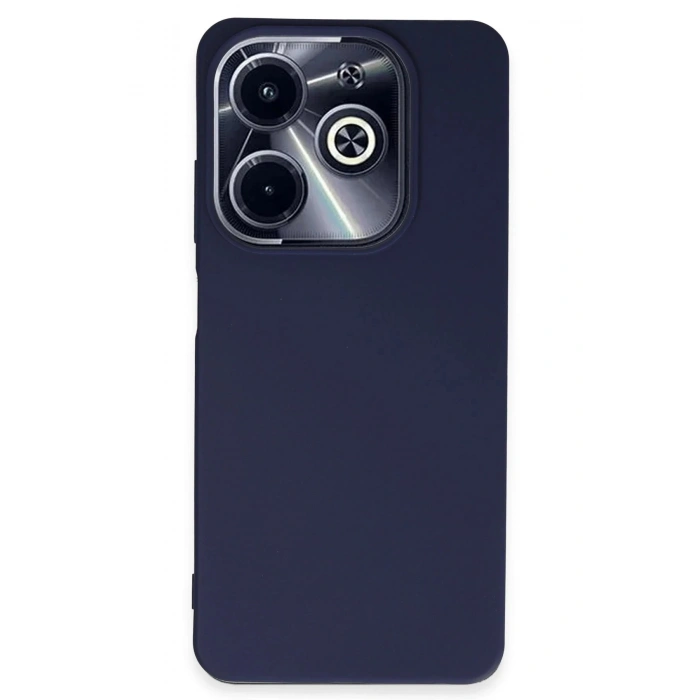 İnfinix Hot 40i Kılıf First Silikon - Lacivert