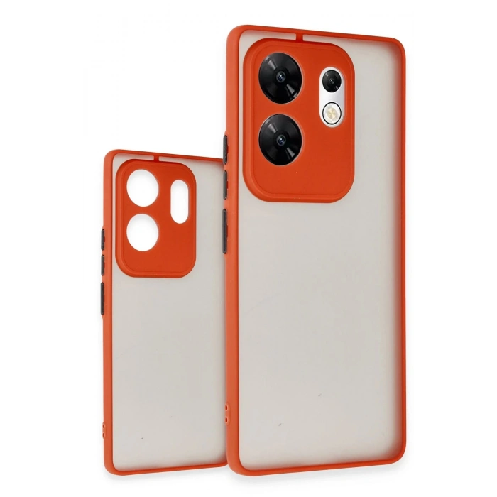 İnfinix Zero 30 4G Kılıf Montreal Silikon Kapak - Kırmızı