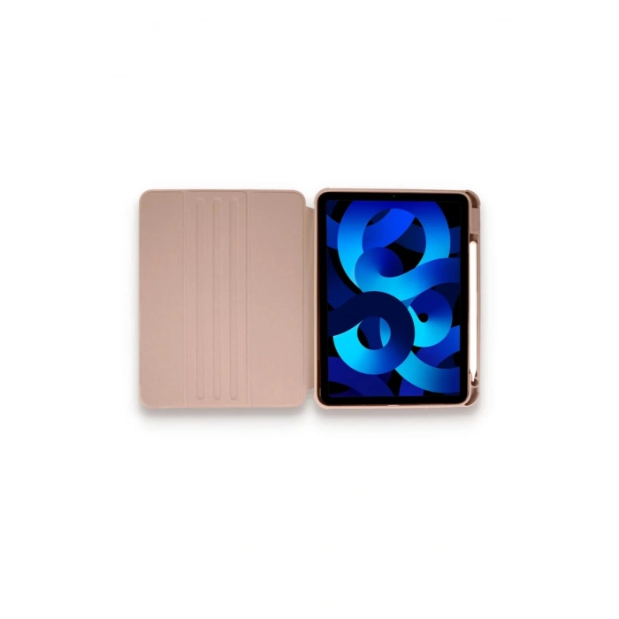 iPad 10.2 (7.nesil) Kılıf Starling 360 Kalemlikli Tablet Kılıf - Rose Gold