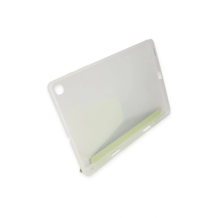 iPad 10.2 (8.nesil) Kılıf Kalemlikli Mars Tablet Kılıfı - Açık Yeşil