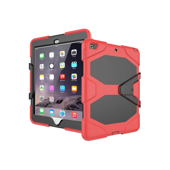 iPad 5 Air 9.7 Kılıf Griffin Tablet Kapak - Kırmızı