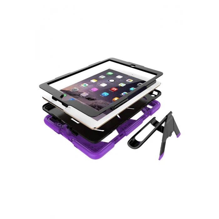 iPad 5 Air 9.7 Kılıf Griffin Tablet Kapak - Mor