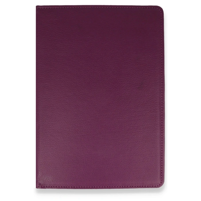 iPad 9.7 (2018) Kılıf 360 Tablet Deri Kılıf - Mürdüm
