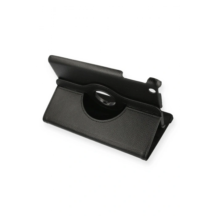 iPad Mini 1 Kılıf 360 Tablet Deri Kılıf - Siyah